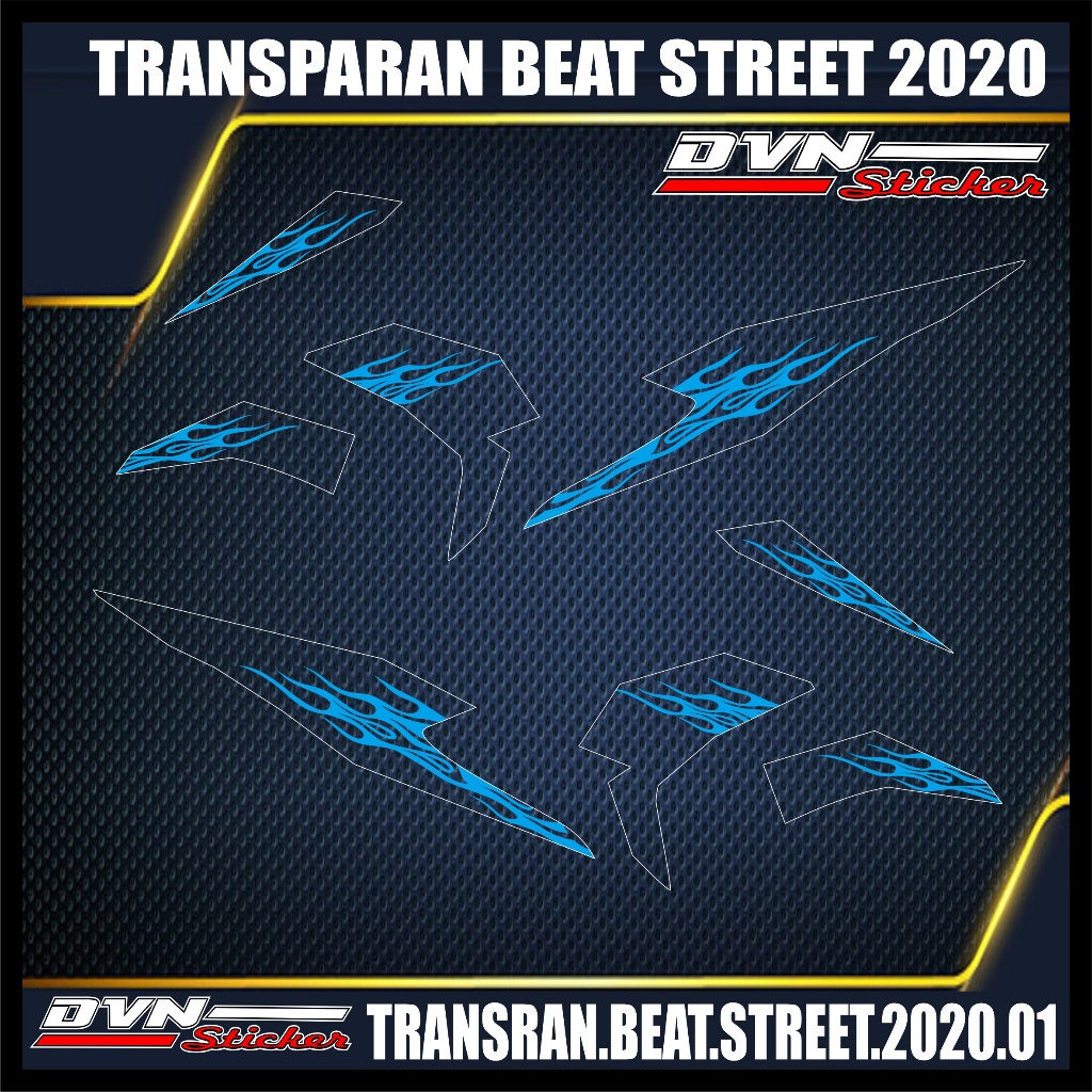 STRIPING TRANSPARAN  BEAT STREET 2020 LIST VARIASI TRANSPARAN BEAT STREET 2020 CODE 01