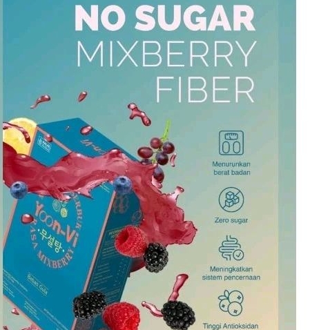 

yoon-vi powder drink rasa mixberry