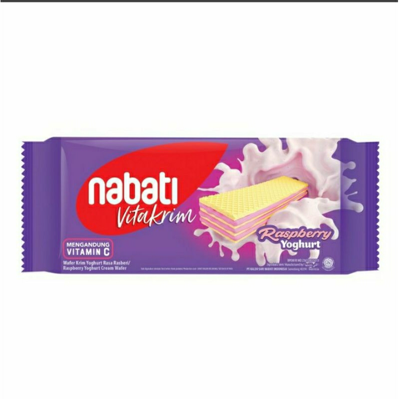 

nabati Wafer Vitakrim Raspberry Yogurt 122 gr