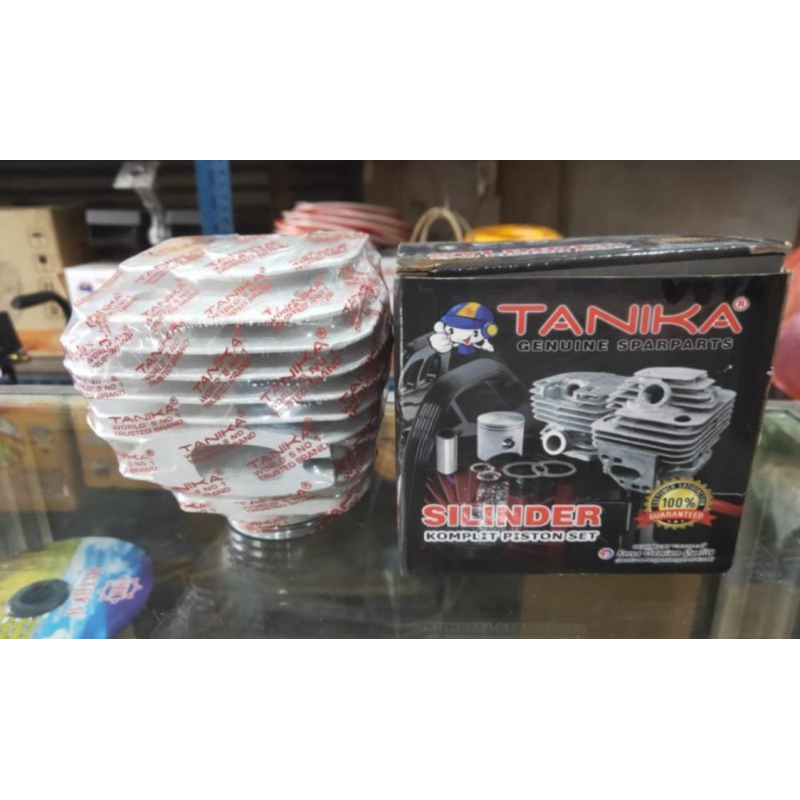 Tanika - Blok Cylinder  Assy block komplit Chainsaw 007 TANIKA Blok Mesin Potong Kayu Gergaji
