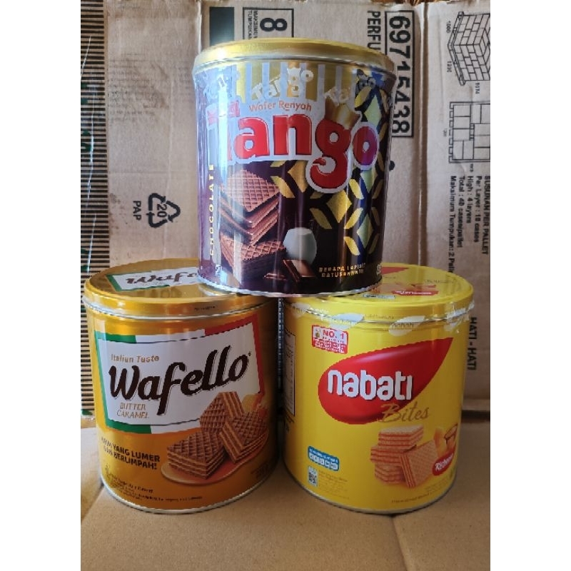 

( COD ) Tango Wafer Chocolate 270g & nabati 287g & wafello 228g