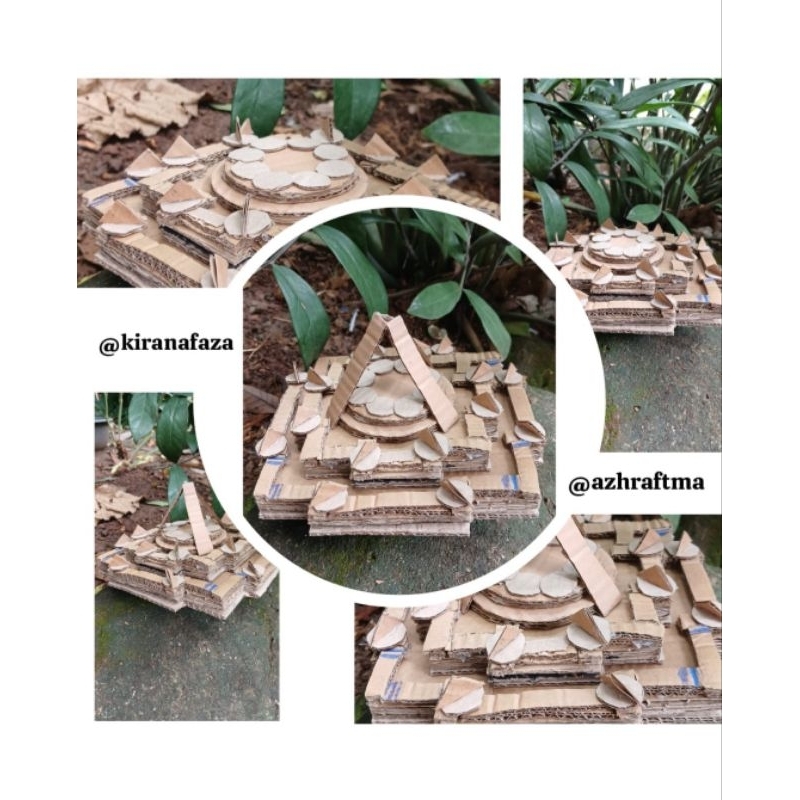 Miniatur Candi Borobudur | Prakarya Sekolah | Candi Borobudur