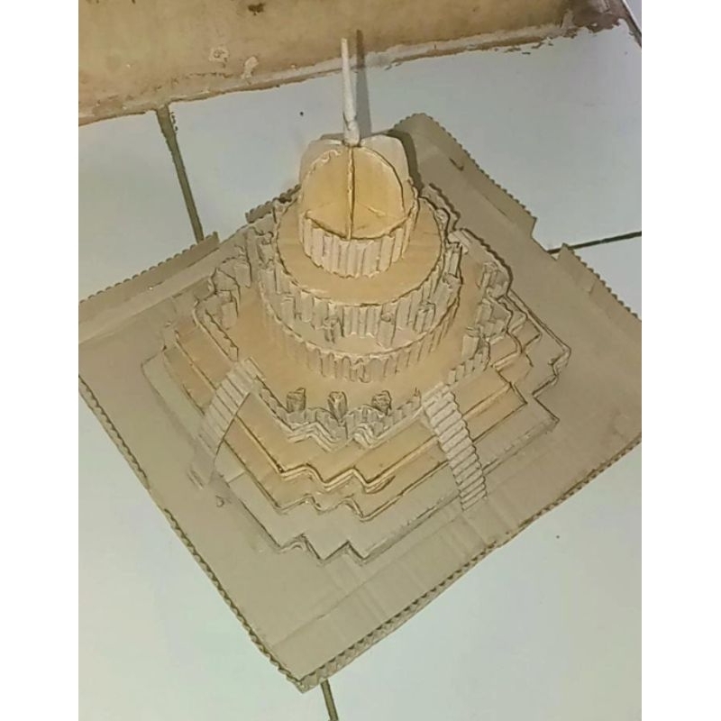 Miniatur Candi Borobudur | Prakarya Sekolah | Candi Borobudur