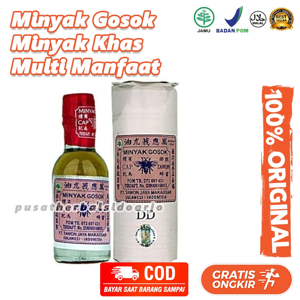 Minyak Tawon Asli Minyak Gosok Cap Tawon Original DD 30 ML