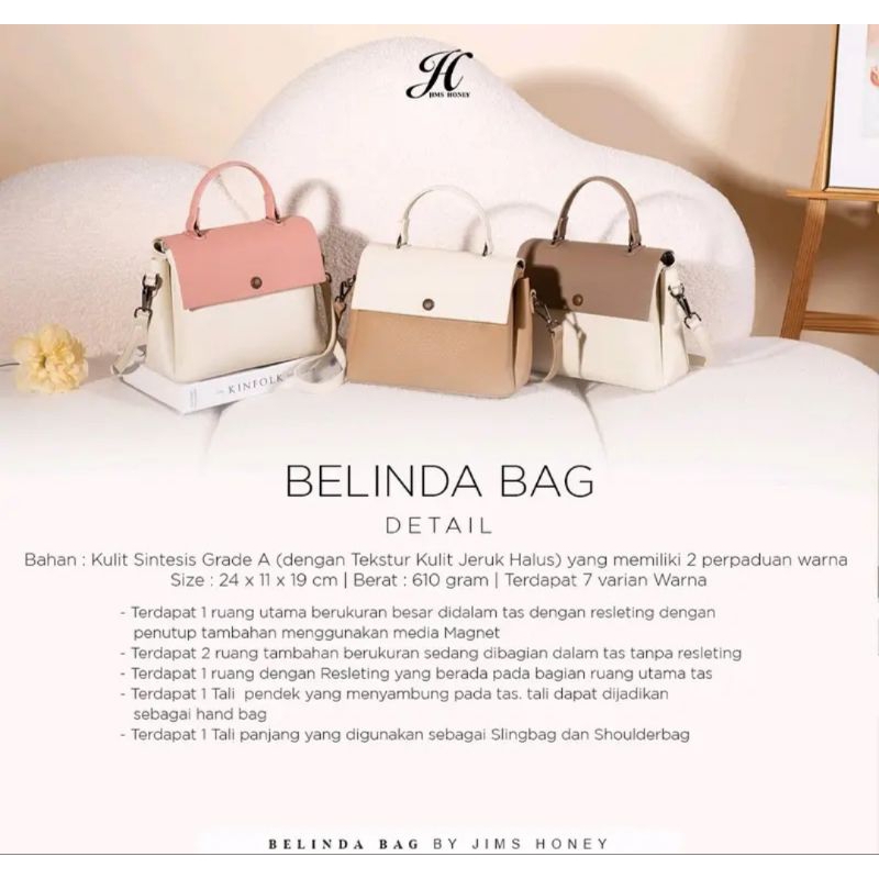JIMS HONEY - Belinda bag JH 327  - Tas selempang wanita