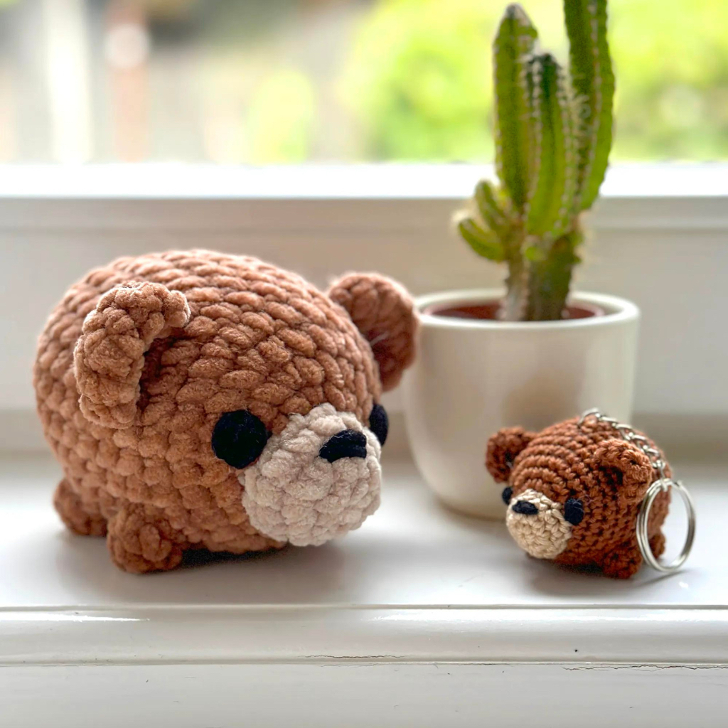 [CROCHET KIT] Todd The Bear with Pattern and Video Tutorial