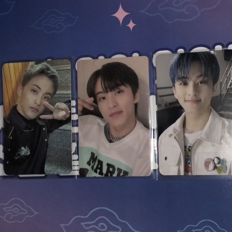 PHOTOCARD MARK OFFICIAL NCT DREAM NCT 127 BINDER  KOLBUK MUMO ISTJ CARD WALLET LUCKYDRAW GLITH FUTUR