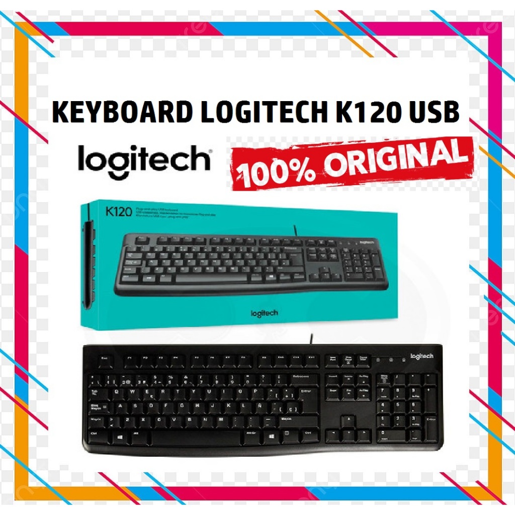 LOGITECH KEYBOARD K120 USB ORIGINAL/KEYBOARD LOGITECH K120