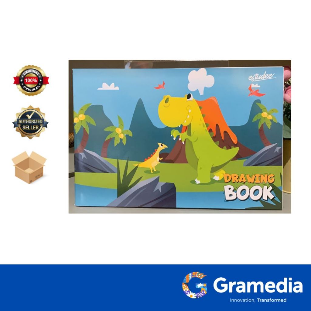 

Gramedia Surabaya-ESTUDEE DRAWING BOOK A4 J DINO