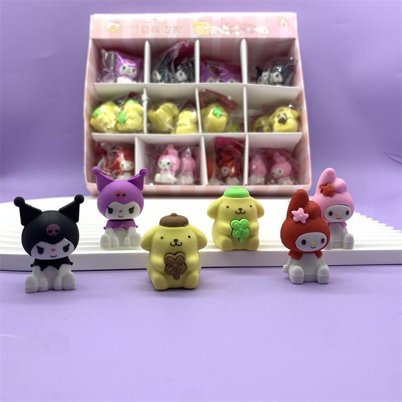 

PENGHAPUS 3D SANRIO / PENGHAPUS PENSIL / ERASER PENCIL / PENGHAPUS KUROMI MELODY POMPURIN