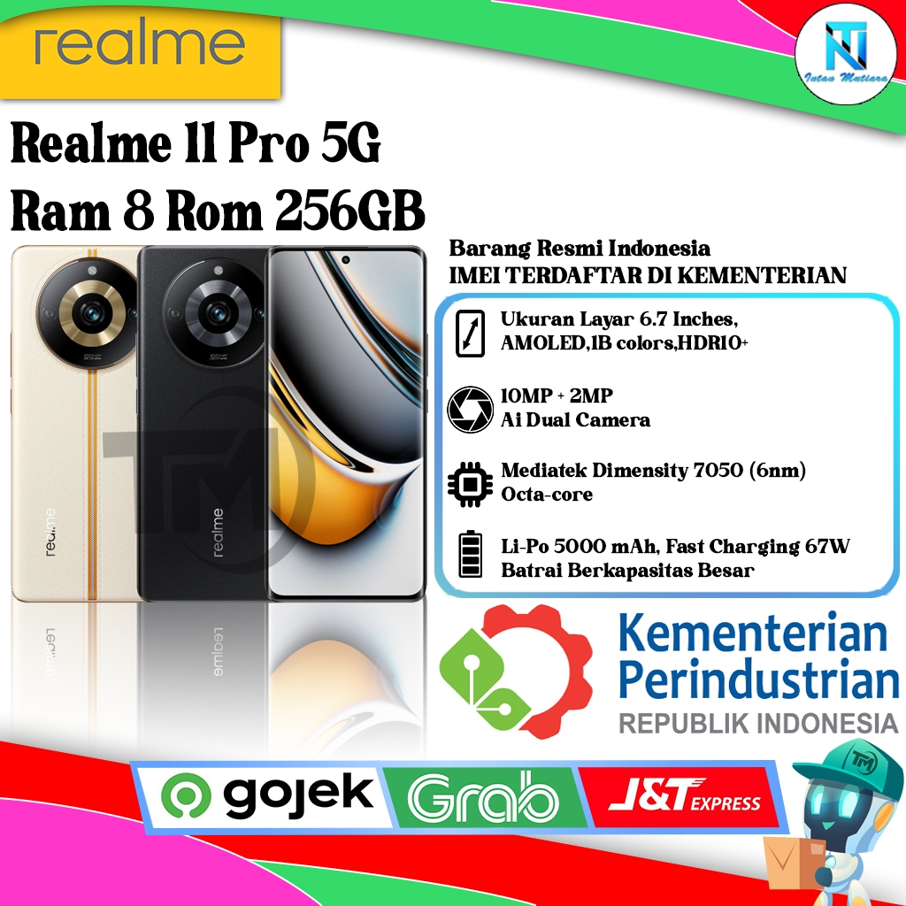 Realme 11 Pro 5G Ram 8 Rom 256GB