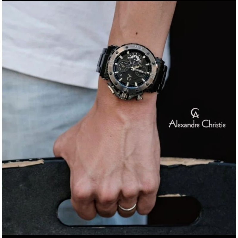 Jam tangan pria Alexandre christie