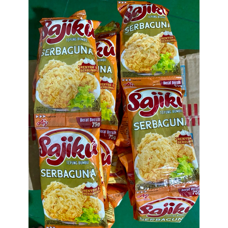 

Sajiku tepung bumbu serba guna 75gr (10 sachet)