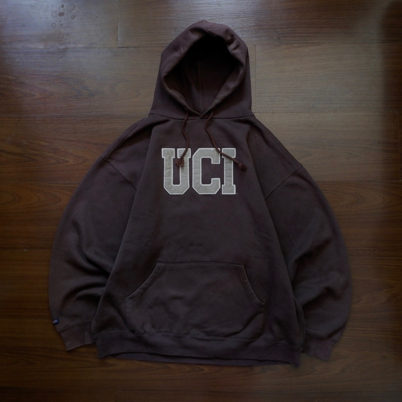 Vintage Jansport UCI Pullover Hoodie - Brown
