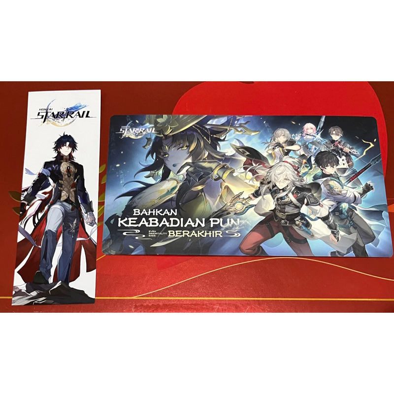 (DM BEFORE CO) Honkai star rail hsr hoyofest official merch postcard bookmark