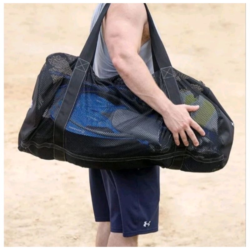 Tas Pantai Selam Scuba Jaring Polos Muatan Banyak