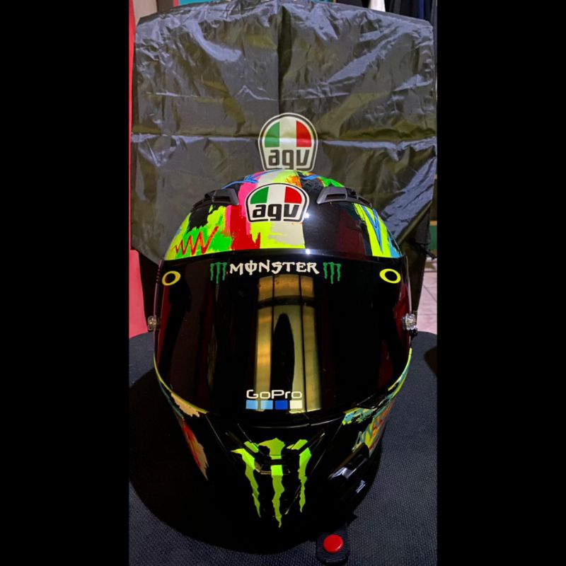 Helm Fullface KYT Falcon 2 (Repaint 49V Winter Test 2019 VR46)