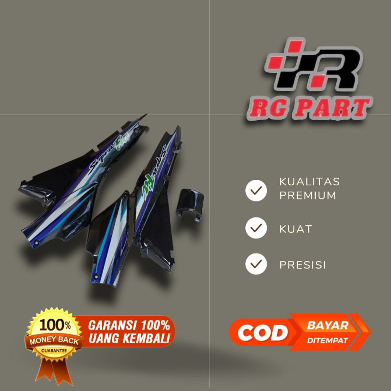 Body belakang Supra fit lama Plus striping 2004