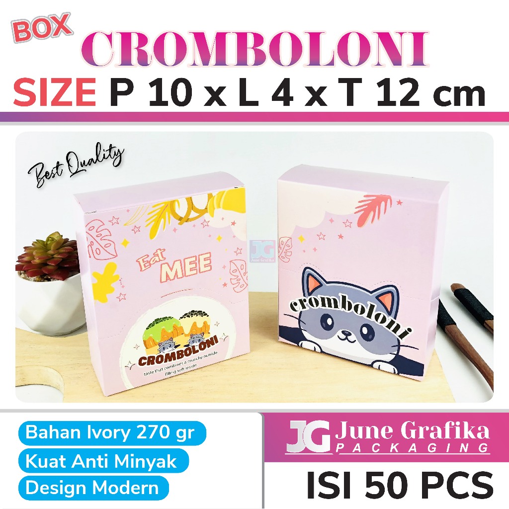 Box Cromboloni / Wadah Cromboloni / Kotak Cromboloni / Mika Cromboloni