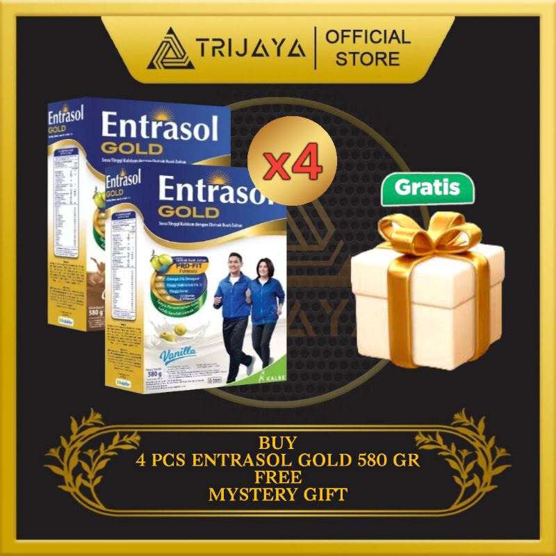 

Entrasol Gold 580 gr / 560 gr Vanilla Vanila & Chocolate Coklat / Susu Kalsium Kesehatan Tulang