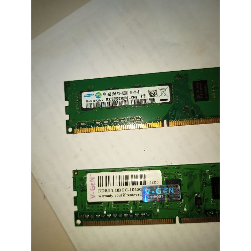 DDR3 2+2 GB PC -10600 V-Gen