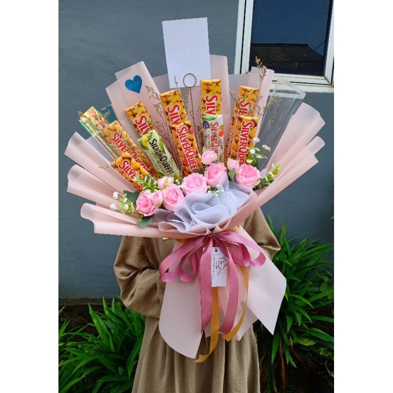 

Bouquet silverqueen/bucket silverqueen/buket silverqueen