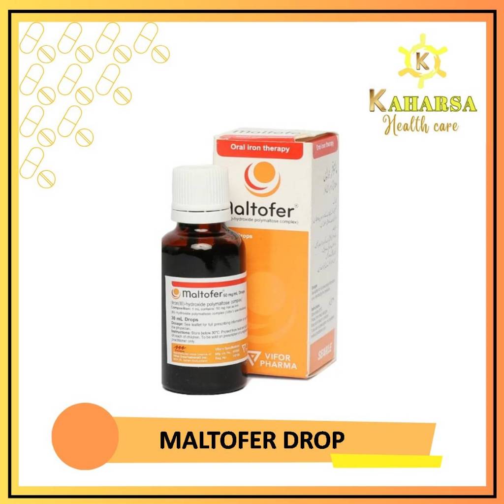 MALTOFER DROP 30 ML Sirup Vitamin Tambah Darah Bayi/Anak / Pencegah Anemia/ Zat Besi.