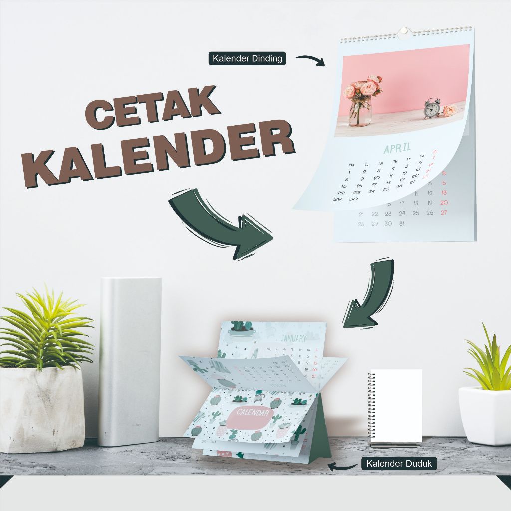 

KALENDER DINDING + KLEM / KALENDER SIAP PASANG UKURAN A3+