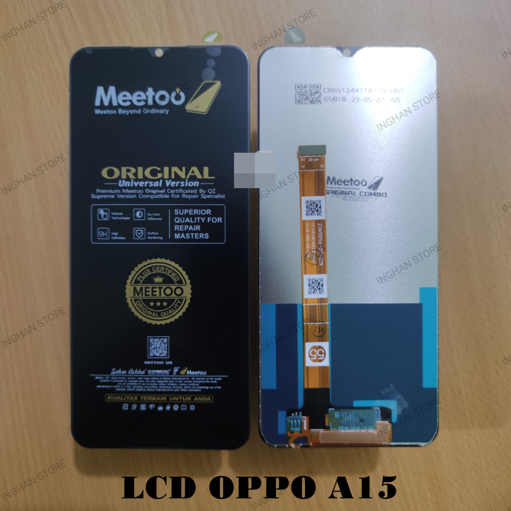 Lcd Oppo a15 / CPH2185 black  MEETOO fullset