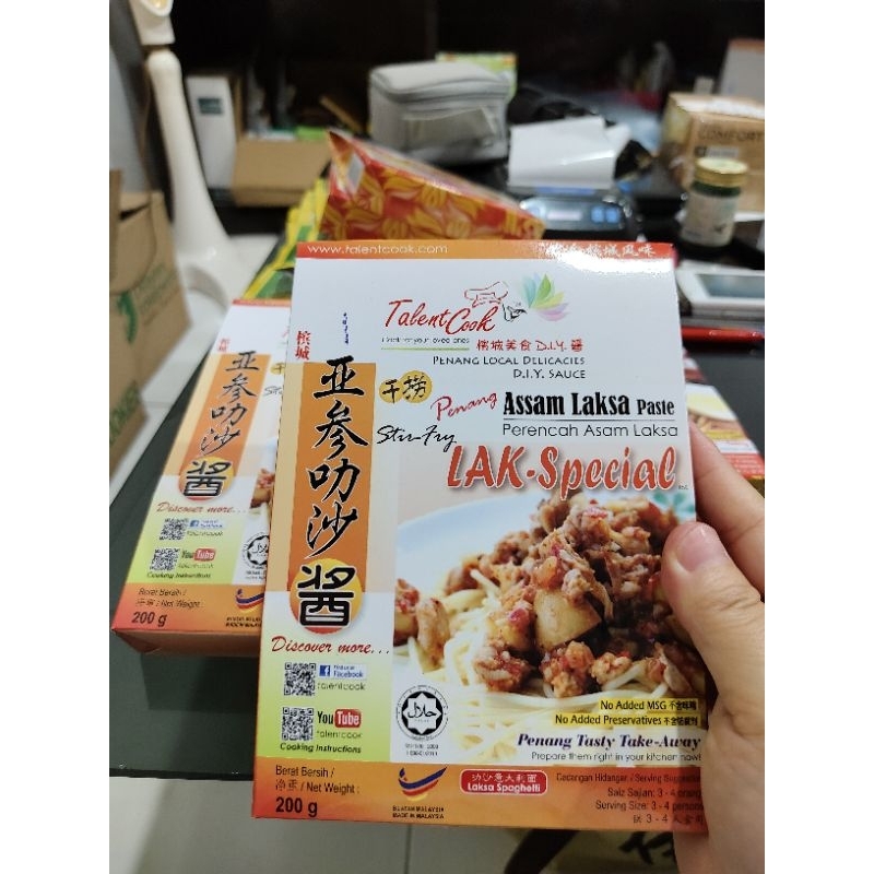 

Bumbu Asam Laksa Talent Cook Malaysia 200 gram