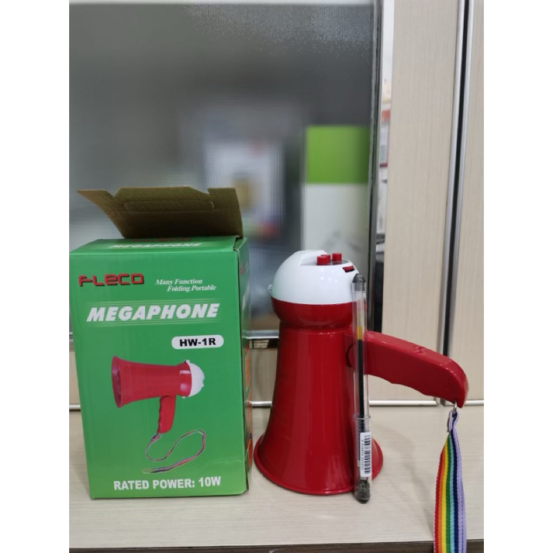 MEGAPHONE TOA KECIL FLECO MULTIFUNGSI HW-1R / TOA BISA REKAM