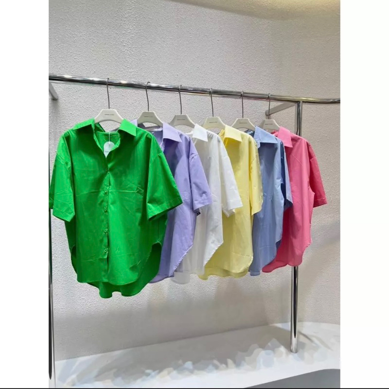 READYSTOCK KEMEJA PENDEK WANWAN 2080 IMPORT BANGKOK BKK