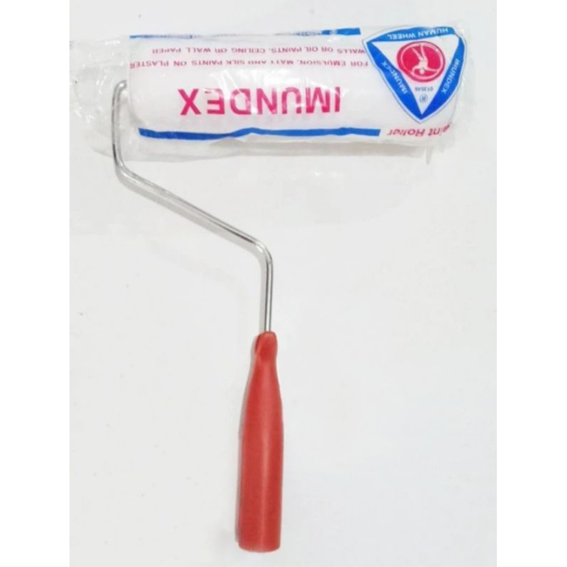 Imundex Kuas Roll Rol Cat Bulu 10" + Gagang Plastik / Paint Roller
