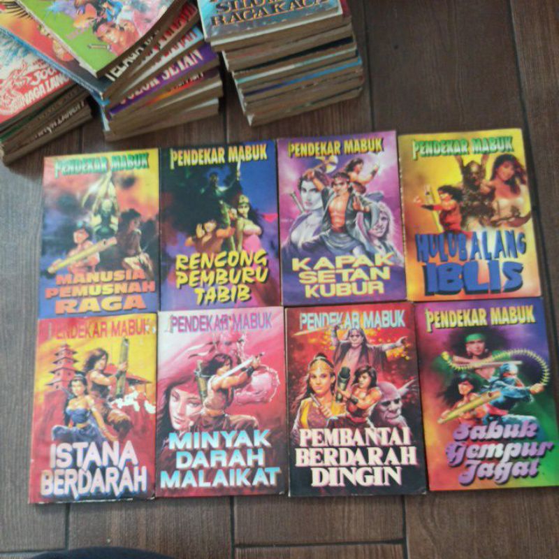 Novel silat - Pendekar Mabuk (16 seri)