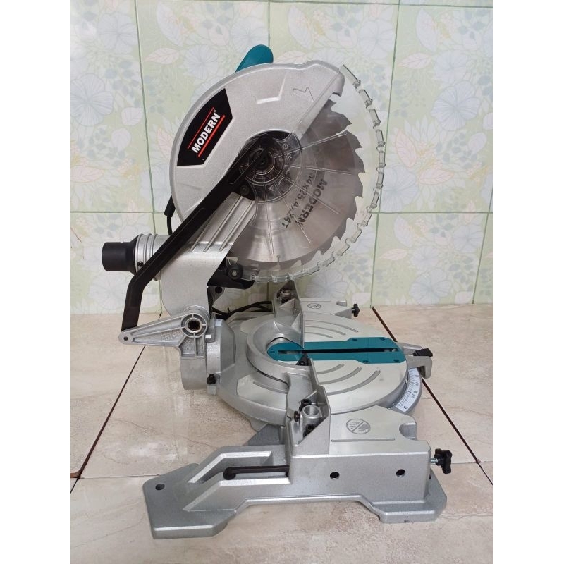 Miter Saw Modern M3750D Ukuran 10" Mesin Potong Aluminium 10 Inch merk Modern M3750D
