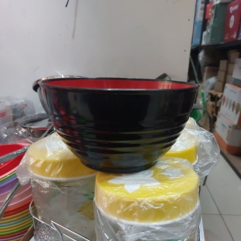 MANGKOK/MANGKUK MELAMIN HW / MANGKOK RAMEN, SUP, SOP, NASI, MIE, ES SERUT, ES SIROP, ES SUP, SEBLAK,