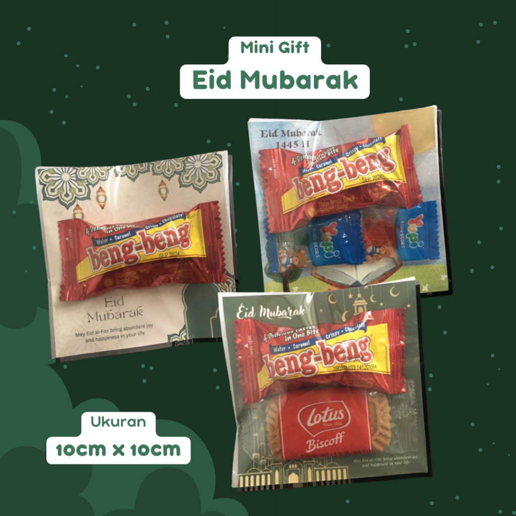 

MINI GIFT SNACK MURAH LEBARAN 2025 / HAMPERS LEBARAN / PERMEN LEBARAN / SNACK LEBARAN / KADO LEBARAN / MINI GIFT / MINI BOOSTER GIFT / MINI HAMPERS / MINI SNACK