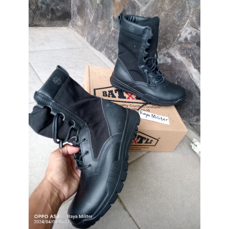 sepatu PDL Battle X , hitam jatah brimob