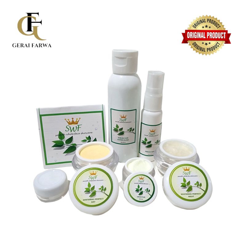 SWF Skincare Paket Flek Lengkap Sabun Cair Original Pemutih Wajah