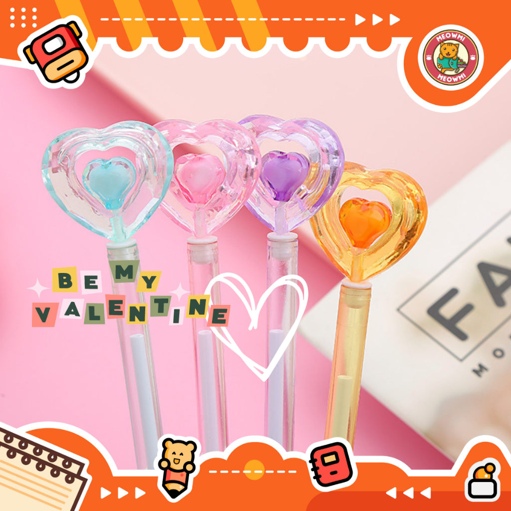 

Pulpen Bentuk Hati Love Heart Romantis Valentine PN0378