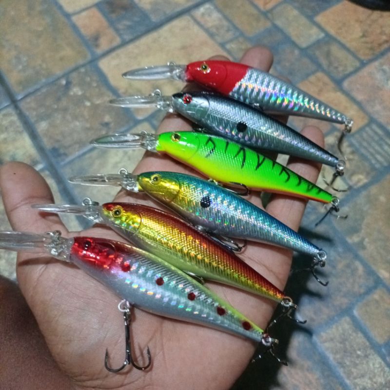 umpan pancing Lure Minnow Deep Swim killer