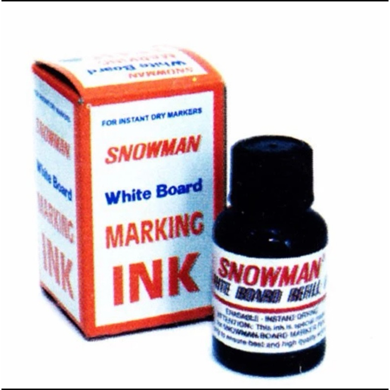 tinta spidol refill whiteboard / refill tinta spidol snowman