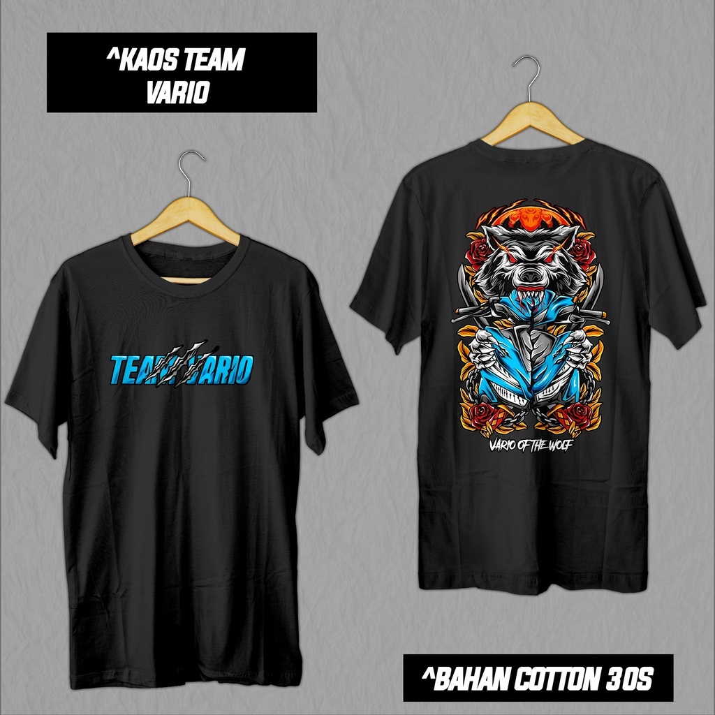 kaos Team Vario Style modifikasi | tshirt vario 150 new 2021 | kaos vario 150 keren | kaos vario 125