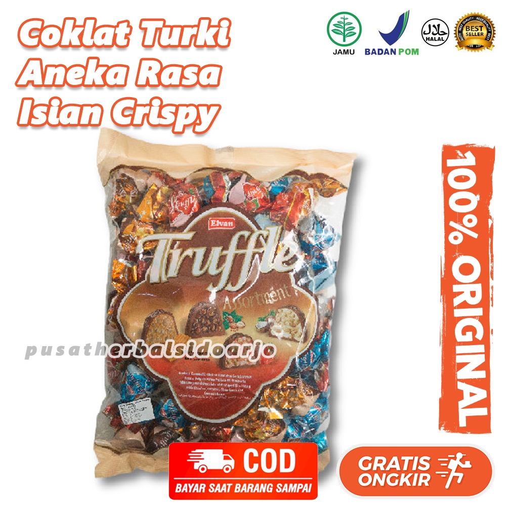 

Coklat Truffle 1kg kemasan asli pabrik coklat arab coklat umroh coklat haji oleh-oleh haji umroh