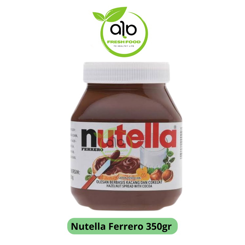 

NUTELLA COKELAT Ferrero 350gr | SELAI COKLAT | NUTELLA FERRERO | CHOCOLATE | SELAI | OLESAN | NUTELLA - ALO Fresh Food