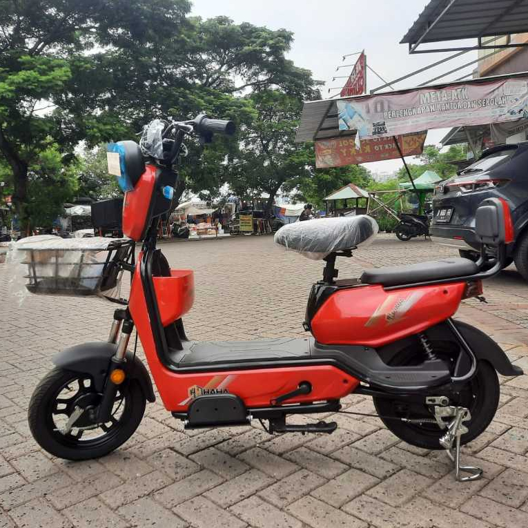 Sepeda Listrik HAHA G7 EARTHY  Electric Bike - Hitam