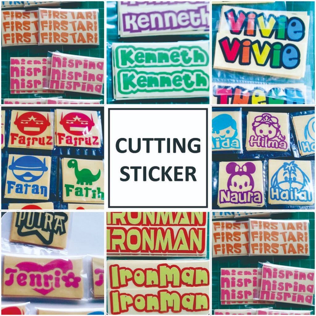 

[PURNAMA STICKER] Tambahan Karakter Untuk Cutting Sticker