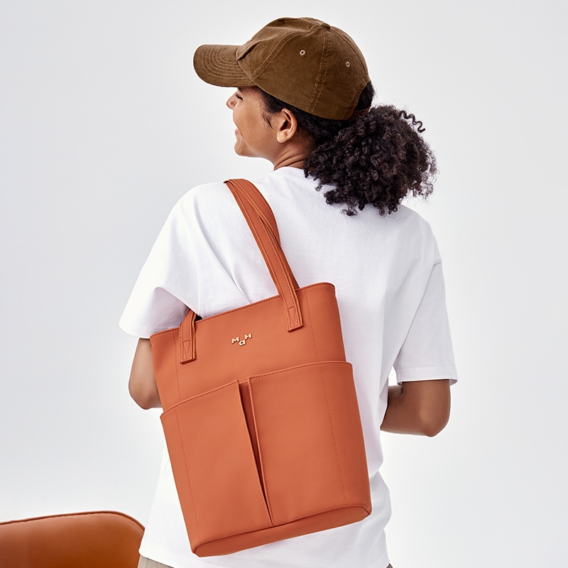 MaH Line Tote Tas Tote Wanita dengan Bahan Waterproof untuk Laptop 14 Inch Tote Bag with Waterproof 