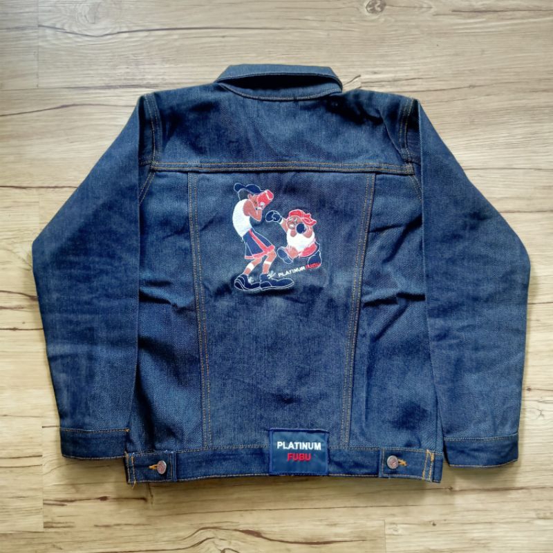 Fubu Platinum Jeans Jacket - Hip Hop , y2k