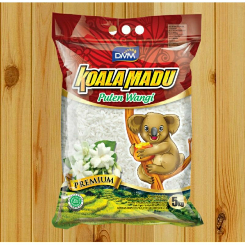 

Beras Premium Koala Madu Pulen Wangi 5kg